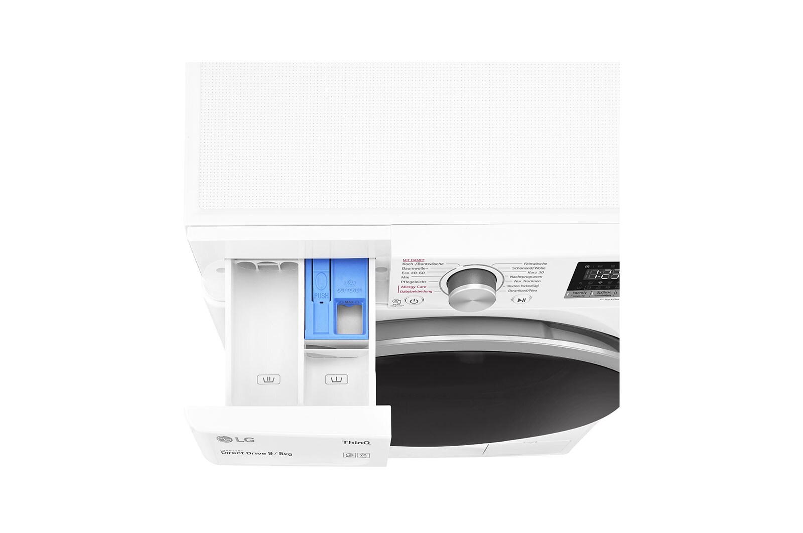 LG Waschtrockner | 1.400 U./Min. | 9 kg Waschen/ 5kg Trocknen | AI DD? | Steam, VT4WD950