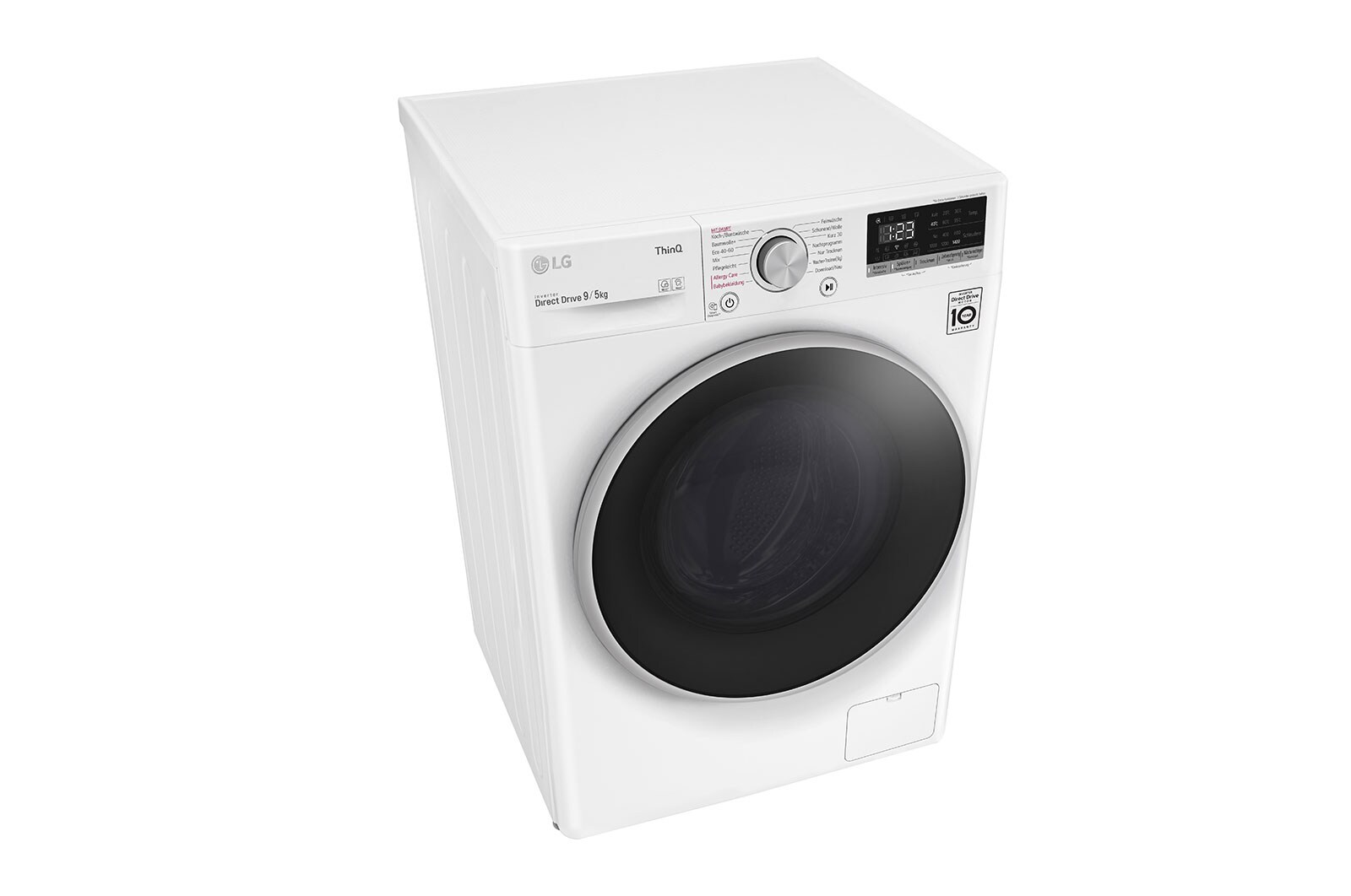LG Waschtrockner | 1.400 U./Min. | 9 kg Waschen/ 5kg Trocknen | AI DD? | Steam, VT4WD950