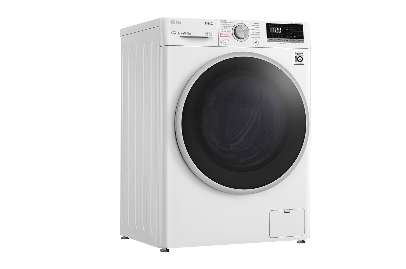 LG Waschtrockner | 1.400 U./Min. | 9 kg Waschen/ 5kg Trocknen | AI DD? | Steam, VT4WD950