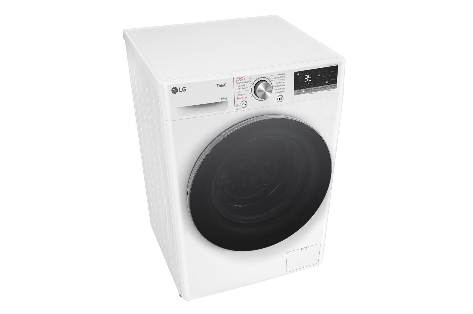 LG  Waschtrockner Wei? (D/A, 11 kg / 6 kg, 1.360 U./Min.) mit Steam & TurboWash? 360° | W4WR70E61, W4WR70E61
