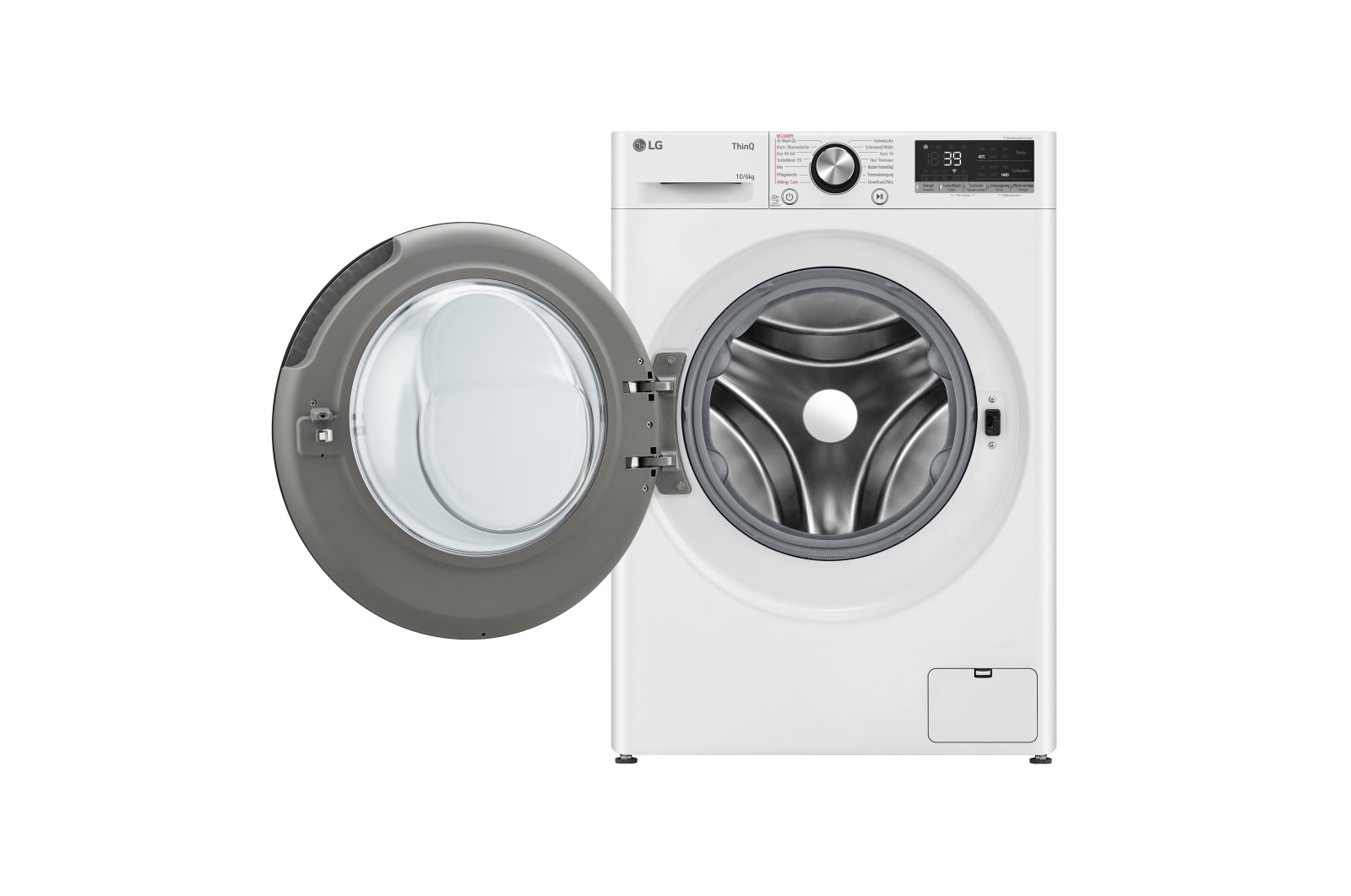 LG  Waschtrockner Wei? (D/A, 10 kg / 6 kg, 1.360 U./Min.) mit Steam & TurboWash? 360° | W4WR70X6Y, W4WR70X6Y