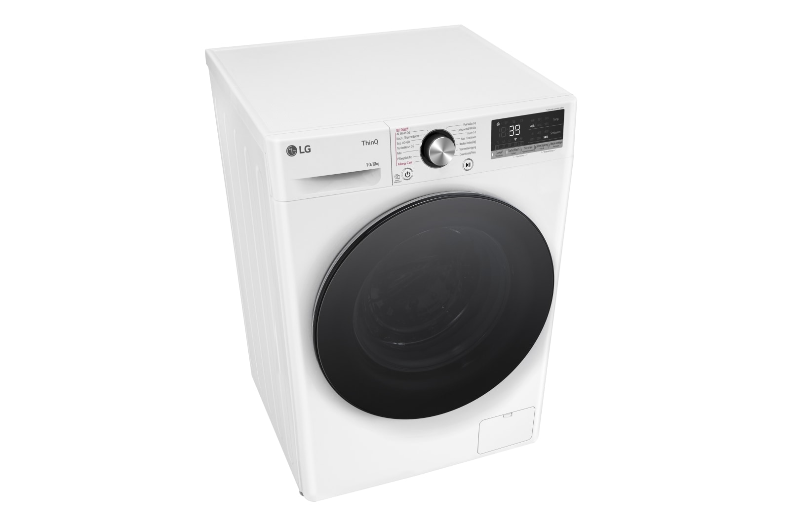 LG  Waschtrockner Wei? (D/A, 10 kg / 6 kg, 1.360 U./Min.) mit Steam & TurboWash? 360° | W4WR70X6Y, W4WR70X6Y