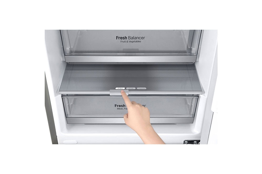 LG Kühl-Gefrierkombination |  384 Liter Nutzinhalt | Energieeffizienzklasse A | Premium Edelstahl | 203 cm | Inverter Linear Compressor? | GBB92STBAP, GBB92STBAP, GBB92STBAP