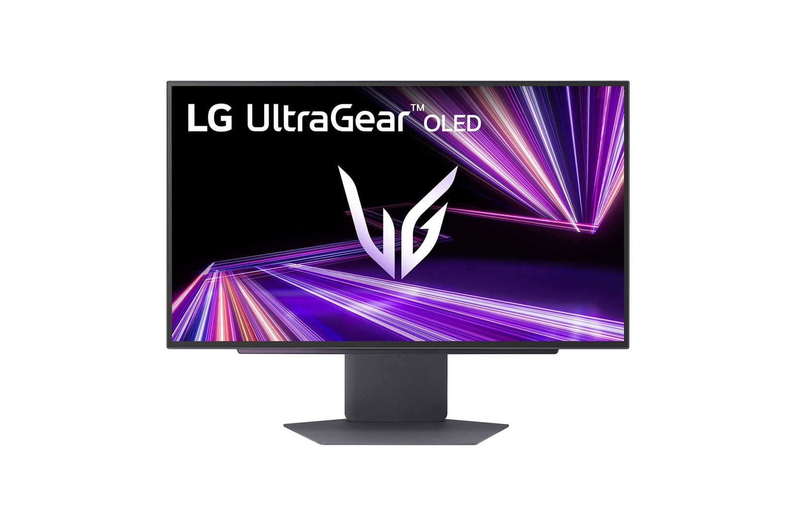 Vorderansicht des Monitors mit Standfu? unten