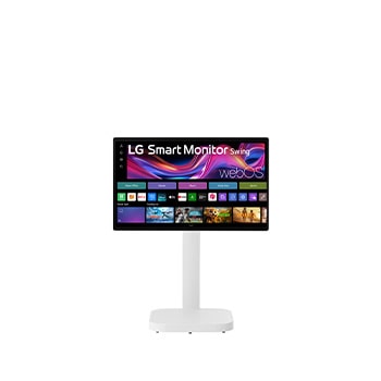 Frontansicht mit nach unten verstellter Monitorh?he