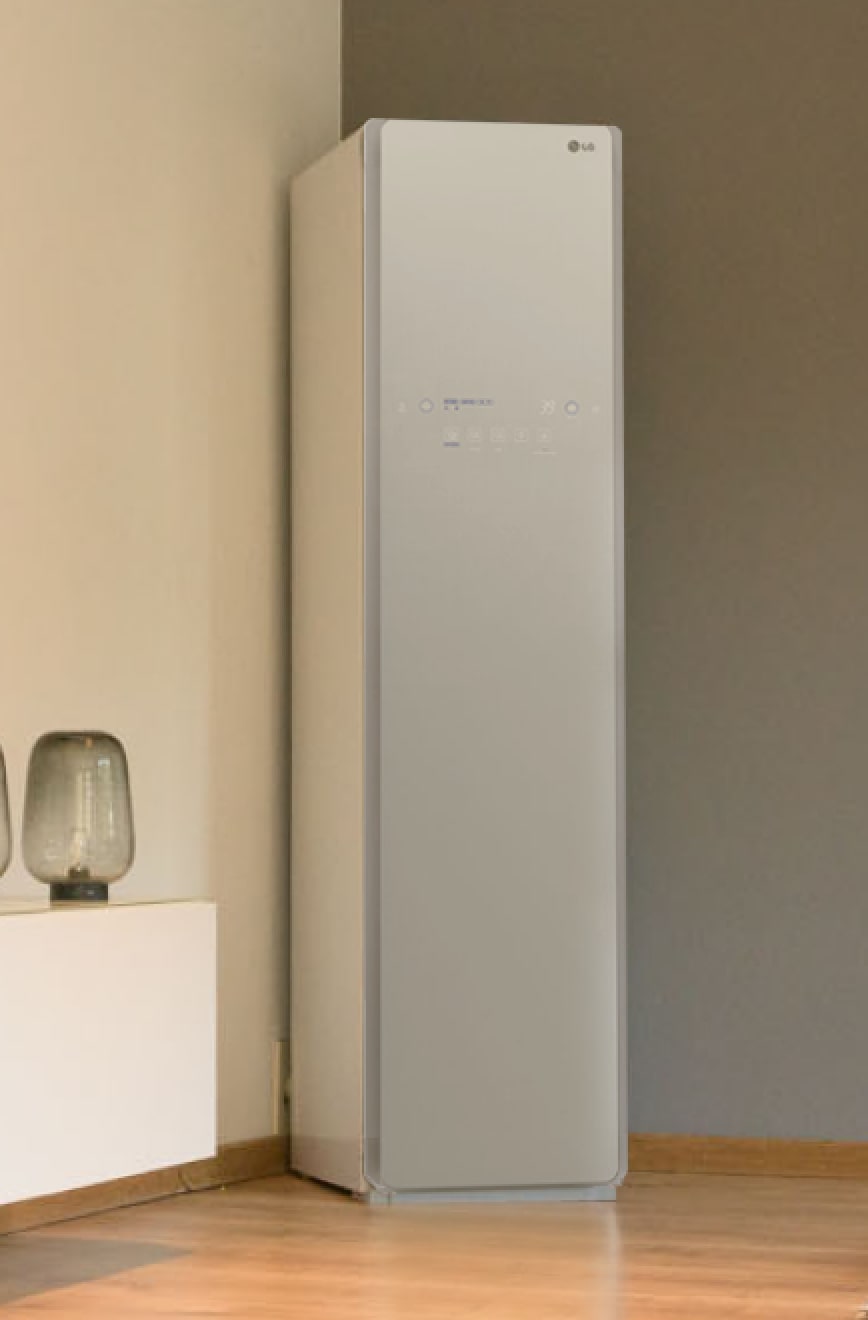 Styler im Wohnzimmer