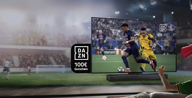 100€ DAZN Gutschein als Geschenk.