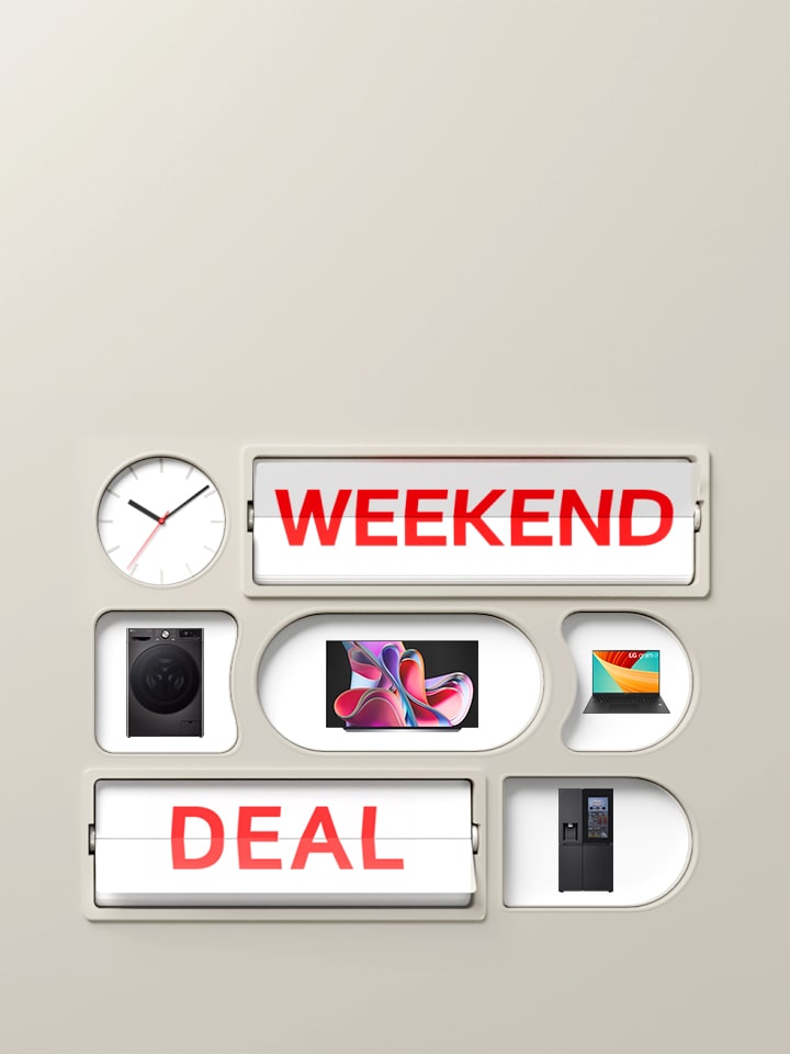 Exklusive Wochenendangebote auf LG.com
