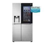 LG 635L InstaView Door in Door? Side by Side (Metal Sorbet), Energiklasse E, Vand-/isdispenser uden vandtilkobling, Smart Diagnosis? med Wi-Fi, GSXV91MBAE