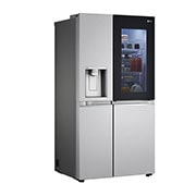 LG 635L InstaView Door in Door? Side by Side (Metal Sorbet), Energiklasse E, Vand-/isdispenser uden vandtilkobling, Smart Diagnosis? med Wi-Fi, GSXV91MBAE