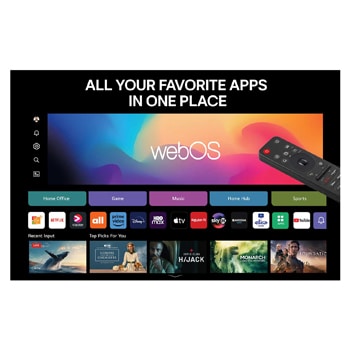 LG OLED M5 TV, som viser et spil der spilles, hvilket illustrerer det glatte og gnidningsfri gameplay. En Zero Connect Box ses, som passer godt ind i rummet. Gaming-certificeringer er synlige. Tekst fort?ller om 120 Hz tr?dl?s gaming med superhurtig respons og lav forsinkelse.