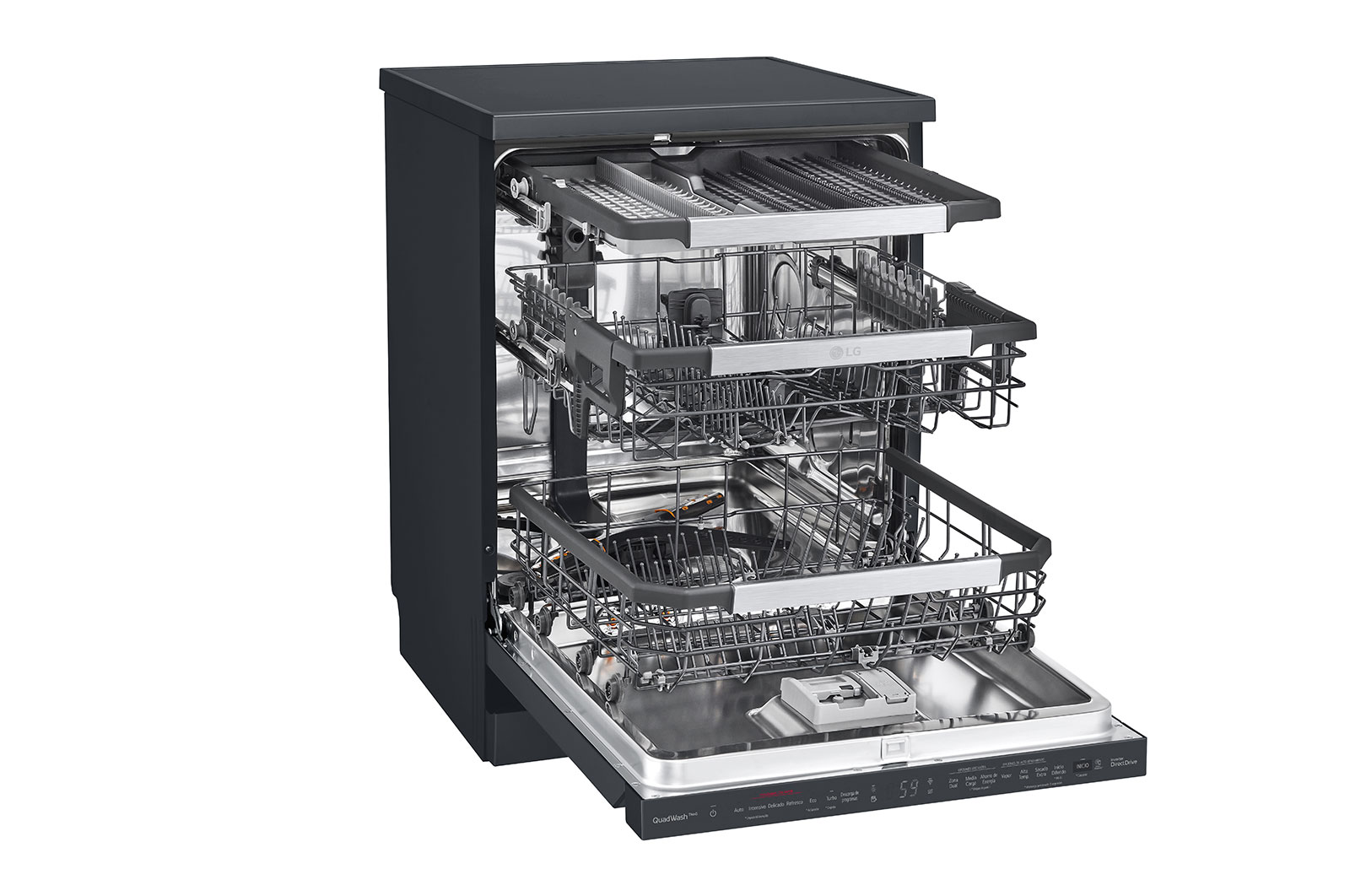 LG ????? ???? ?? ?? ??????? ?QuadWash ?????? ??????14? ????? EasyRack? Plus? ???? ????? ???????? ????? ?ThinQ, DFC335HM