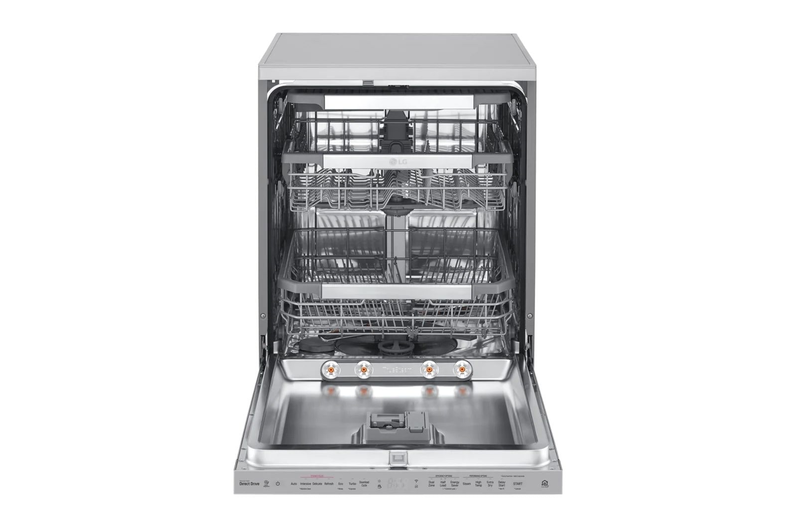 LG 14 Persons, LG Dishwasher QuadWash? Steam, Noble Steel, DFB325HS