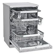 LG 14 Persons, LG Dishwasher QuadWash? Steam, Noble Steel, DFB325HS