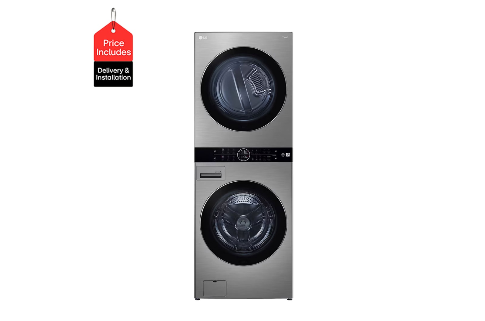 Front Image|21/16 Kg LG WashTower? with Center Control|FWT2116SS
