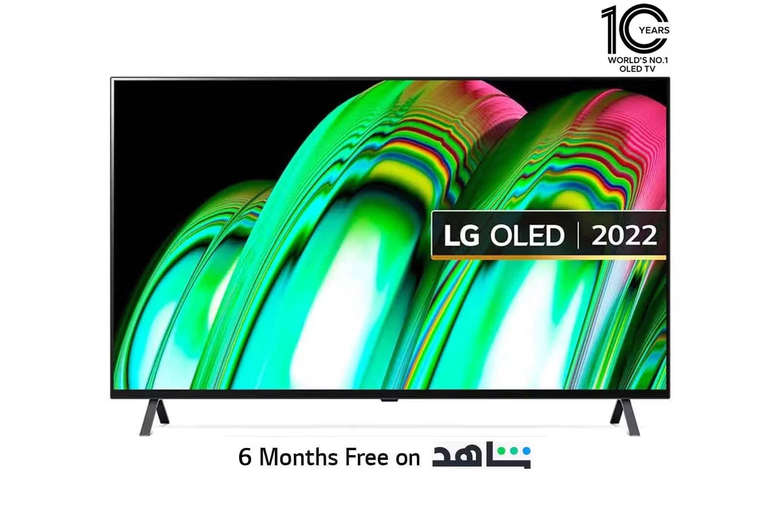 LG OLED TV 55 Inch A2 Series, Cinema Screen Design 4K Cinema HDR WebOS Smart AI ThinQ Pixel Dimming , OLED55A26LA