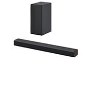LG Barra de sonido Inteligente LG S40Q con 300W de potencia y 2.1 canales. Sonido envolvente Dolby Digital con bajos potentes. Amplia conectividad y App Android / iOS. Completa tu televisor con una barra de sonido con ajuste perfecto para TV entre 43 y 55 pulgadas., S40Q