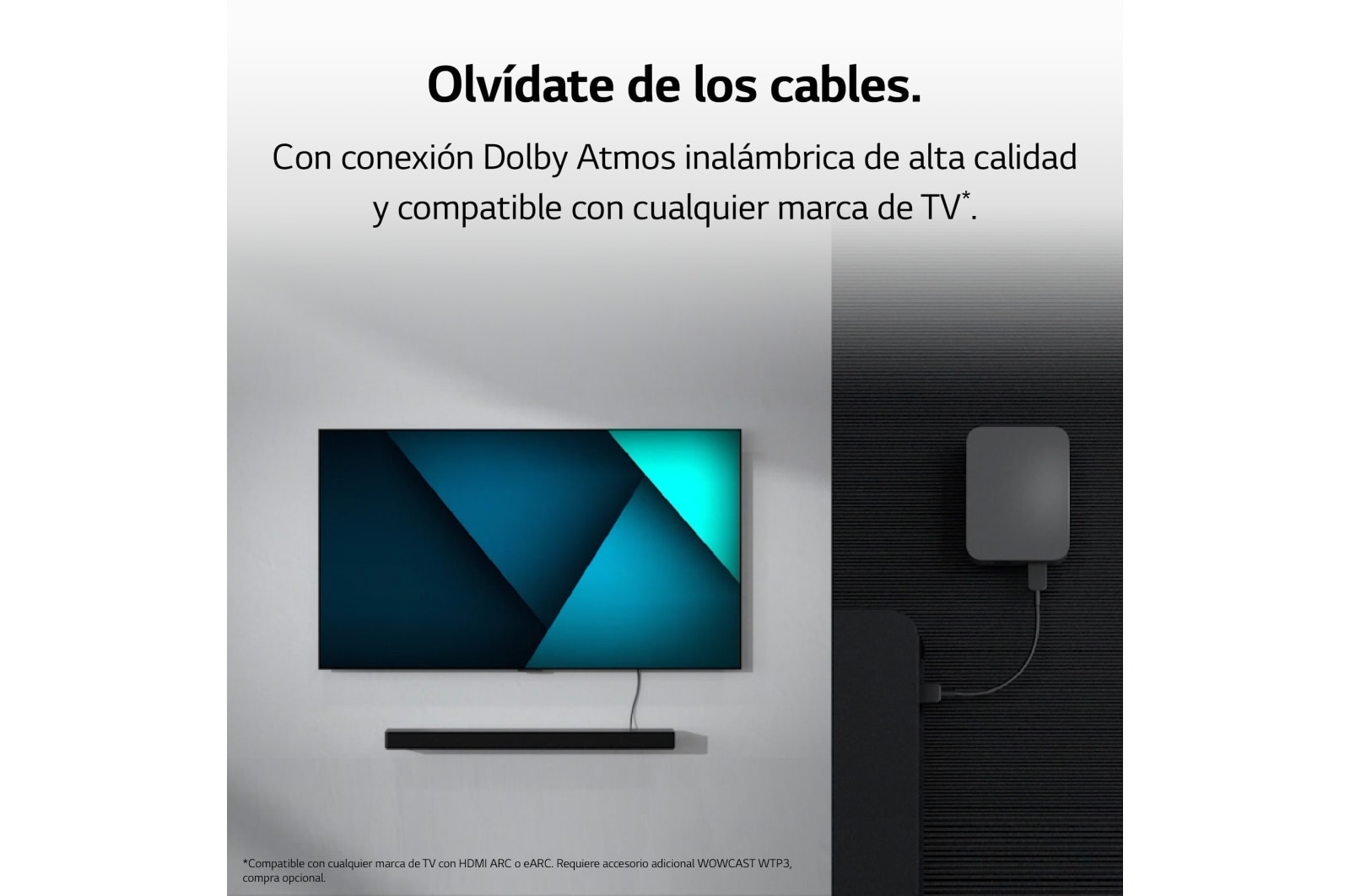 LG Barra de sonido para TV - LG SC9S, Bluetooth, 400W, 3.1.3  canales con Subwoofer, Dolby Atmos, DTS:X, IA Ready, Gris Oscuro, SC9S