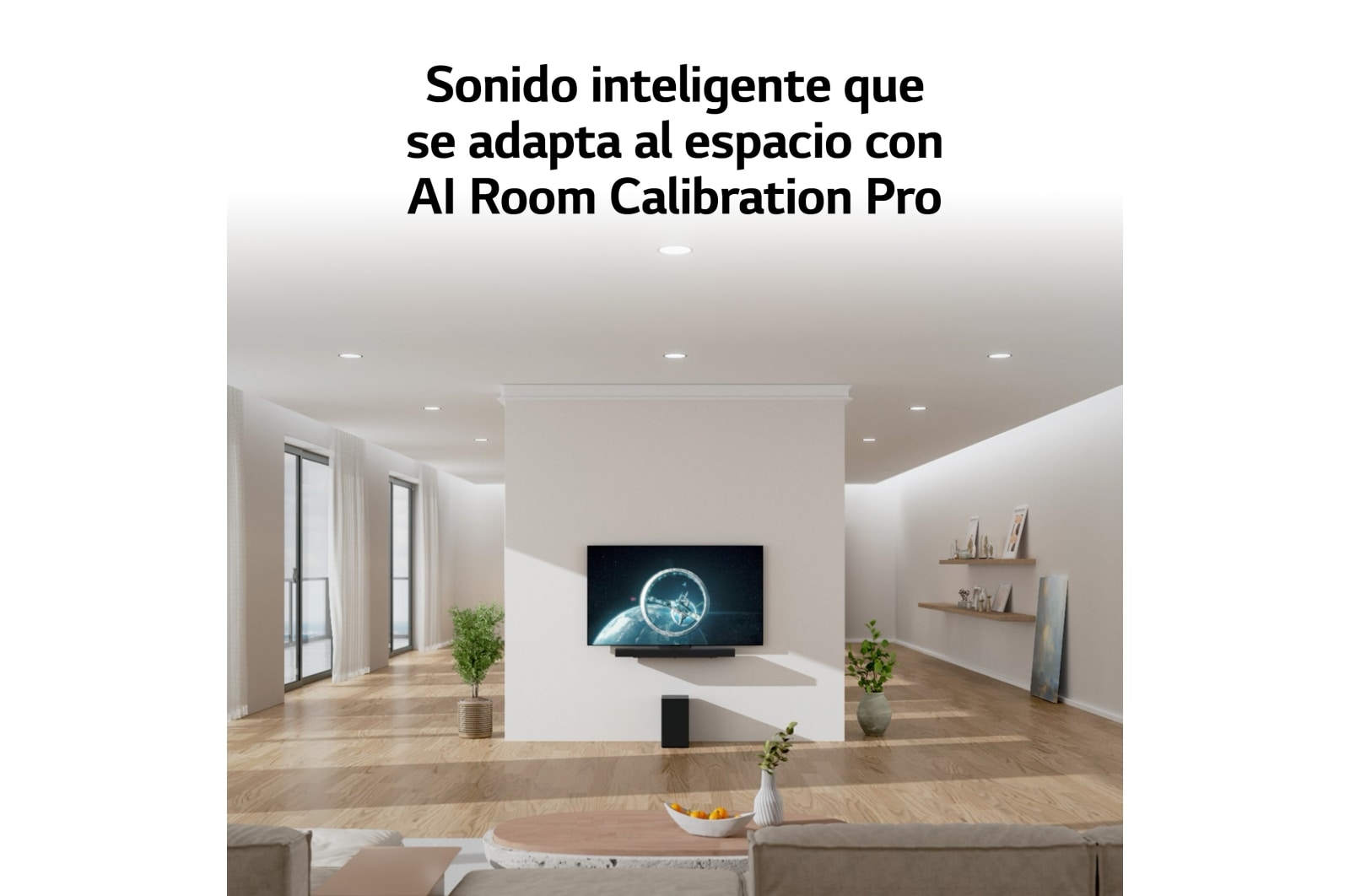 LG Barra de sonido para TV - LG SC9S, Bluetooth, 400W, 3.1.3  canales con Subwoofer, Dolby Atmos, DTS:X, IA Ready, Gris Oscuro, SC9S