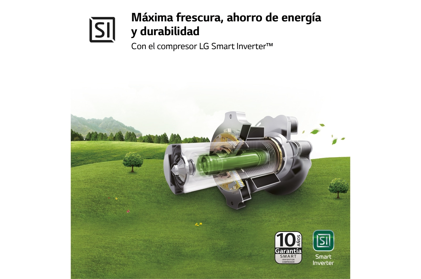 LG Frigorífico Combi 1,86m, Clasificación C , capacidad de 374l, Blanco, serie 700, GBB71SWVCN1