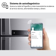 LG Frigorífico Combi 1,86m, Clasificación C , capacidad de 374l, Blanco, serie 700, GBB71SWVCN1