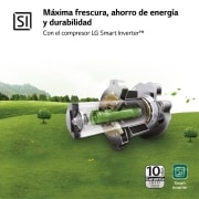 LG Frigorífico Combi 1,86m, Clasificación C , capacidad de 374l, Blanco, serie 700, GBB71SWVCN1