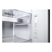 LG Frigorífico Americano Instaview? ThinQ?, 635L, Sin Toma de Agua - Acero, GSXV91BSAE