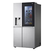 LG Frigorífico Americano Instaview? ThinQ?, 635L, Sin Toma de Agua - Acero, GSXV91BSAE