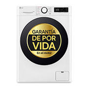 LG Lavadora inteligente AI Direct Drive. TurboWash 360o, Vapor,  11kg ,  1400rpm Un 10% más eficiente que A, Serie 600, F4WR6011AGW