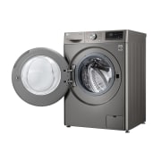 LG Lavasecadora inteligente AI Direct Drive 9/6kg, 1400rpm, Clasificación B(lavado)/E(secado), Inox antihuellas, Serie 500, F4DV5009S2S