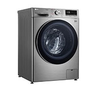 LG Lavadora inteligente AI Direct Drive 8kg, 1400rpm, Clasificación C, Inox antihuellas, Serie 500, F4WV5008S2S