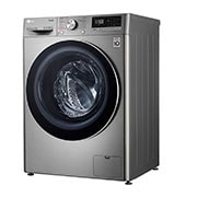 LG Lavadora inteligente AI Direct Drive 8kg, 1400rpm, Clasificación C, Inox antihuellas, Serie 500, F4WV5008S2S