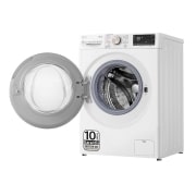 LG Lavadora inteligente  AI Direct Drive TM,<br> TurboWash 360o,  con autodosificación de detergente, 10,5kg, 1600rpm,<br> Clasificación Un 10% más eficiente que  A<br> Blanca, Serie 750, F6WV7510PRW