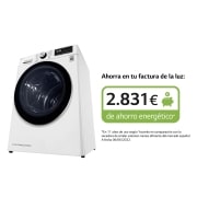 LG 8kg Dual Inverter Secadora con Bomba de calor Blanca A+++, RC80V9AV2W
