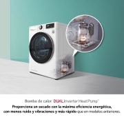 LG 8kg Dual Inverter Secadora con Bomba de calor Blanca A+++, RC80V9AV2W