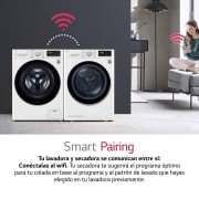 LG 8kg Dual Inverter Secadora con Bomba de calor Blanca A+++, RC80V9AV2W