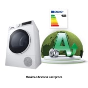 LG  Secadora  con bomba de calor 8kg, A++, Blanca, Serie 100 , RH80T2AP6RM