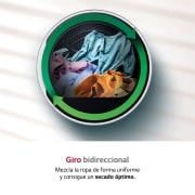 LG  Secadora  con bomba de calor 8kg, A++, Blanca, Serie 100 , RH80T2AP6RM