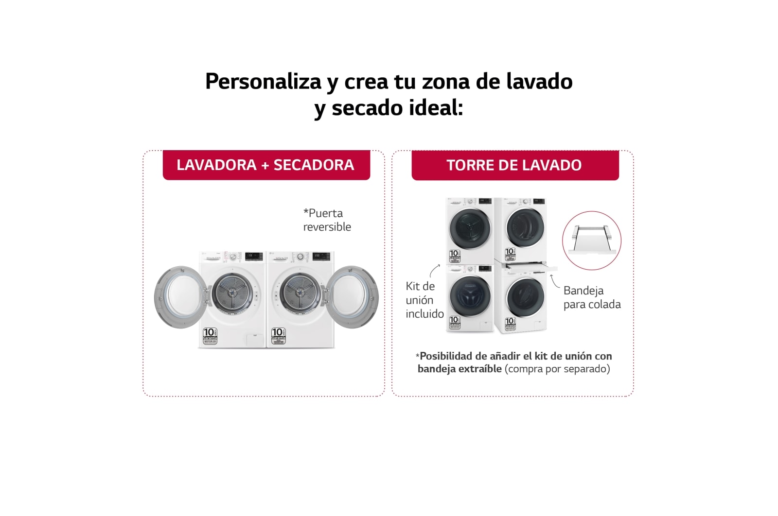LG Secadora 9kg, C, con Bomba de calor Dual Inverter,  Blanca, Serie 500, RH90V5AV6N