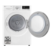 LG Secadora 9kg, C, con Bomba de calor Dual Inverter,  Blanca, Serie 500, RH90V5AV6N