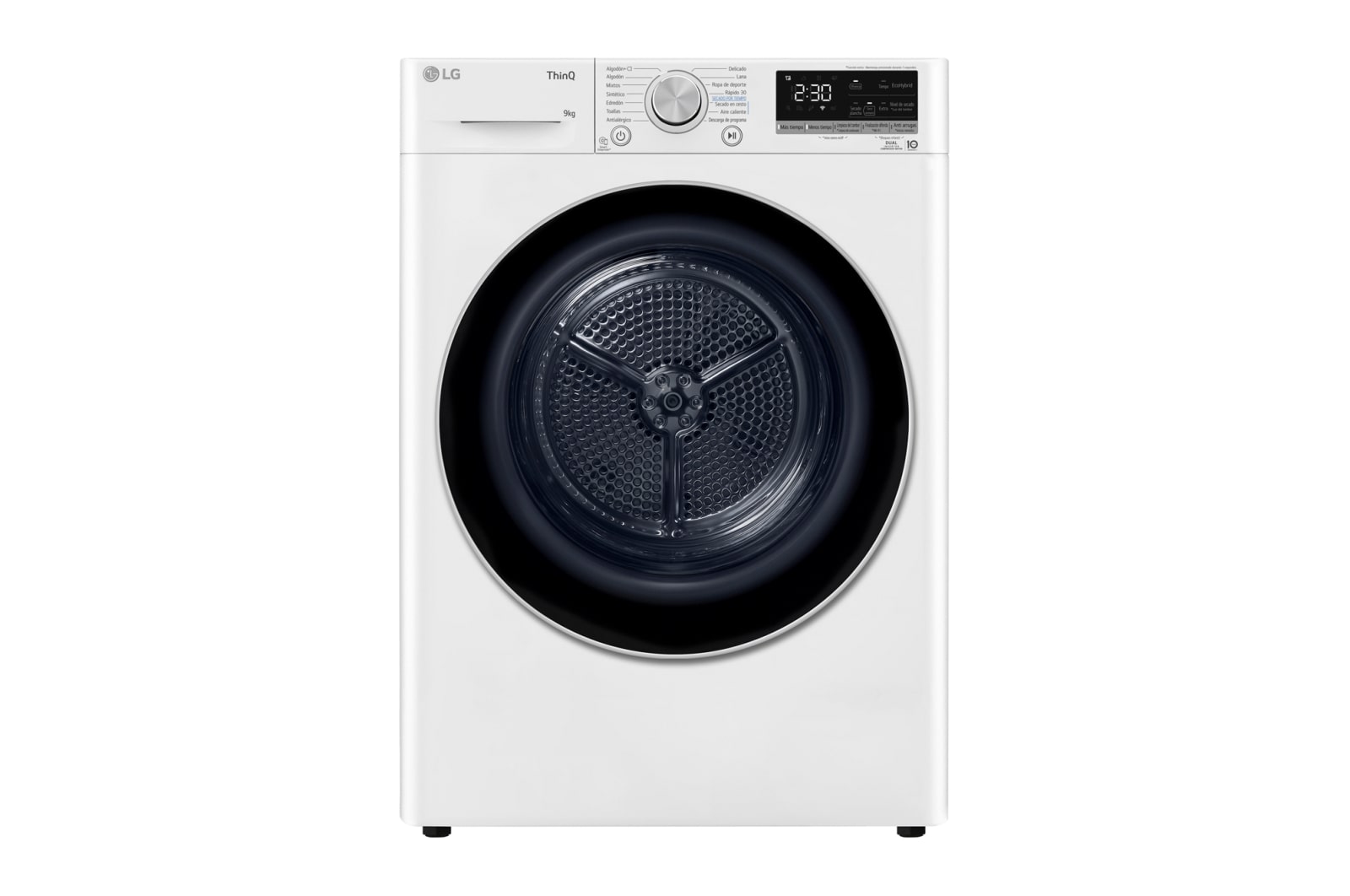 LG RC90V9AV3Q Secadora vista frontal izquierda