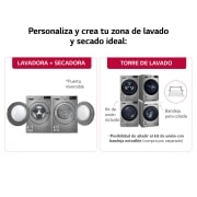 LG Outlet Secadora 9kg, A+++, con Bomba de calor Dual Inverter, Inox Antihuellas, Serie 900, RH90V9PV2N.OUTLET