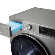 LG Outlet Secadora 9kg, A+++, con Bomba de calor Dual Inverter, Inox Antihuellas, Serie 900, RH90V9PV2N.OUTLET