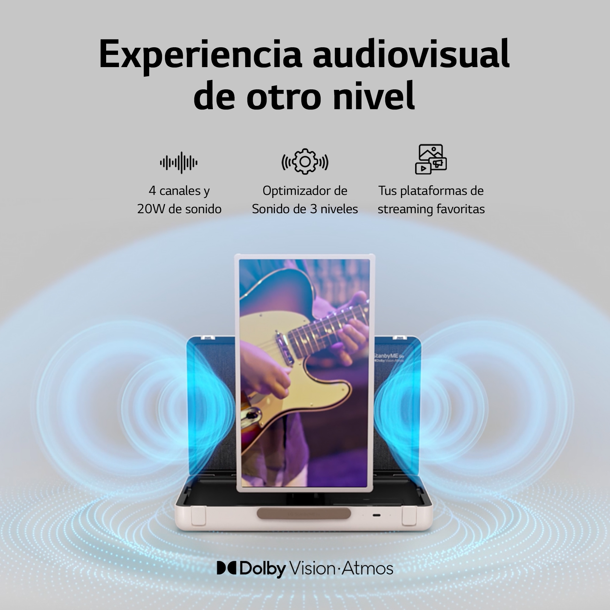 LG Stanbyme Go, el único Smart TV portátil y táctil que te acompa?a estés donde estés., 27LX5QKNA