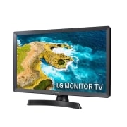 LG TV de Peque?a Pulgada de 24'' de LG? HD, amplio ángulo de visión, LED con Profundidad de Color: 16.7M Millones de Colores. <br>SMART TV WebOS22 Con Asistentes de Voz (ThinQ, Google y ALEXA por Mando Magic Remote OPCIONAL). Compatible con apps de Cloud Gaming: Stadia, 24TQ510S-PZ