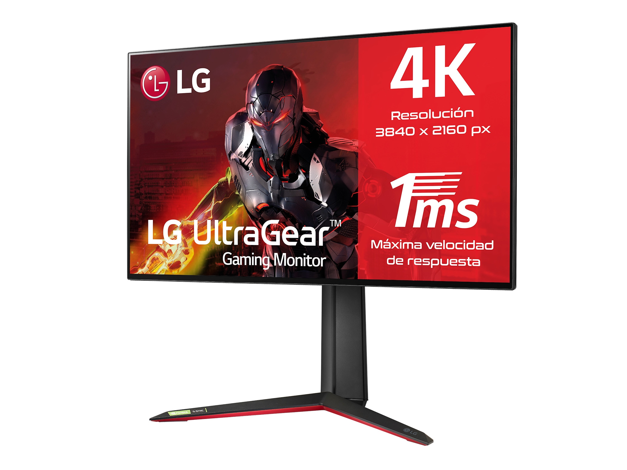 LG  LG 27GP950-B - Monitor Gaming LG UltraGear (Panel NanoIPS: 3840x2160, 400nit, 1000:1, DCI-P3>98%, 1ms); diag. 68,47cm; entr.: HDMI 2.1 x2, DPx1, USB-Ax3; AMD Freesync G-Sync Compatible, 27GP950-B