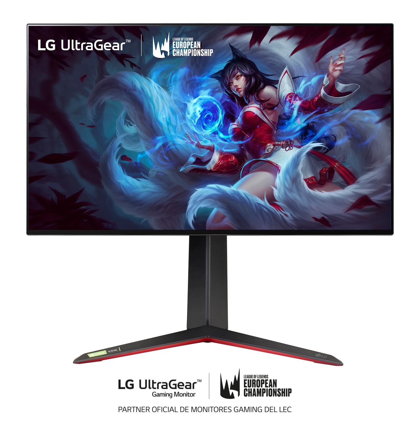 LG  LG 27GP950-B - Monitor Gaming LG UltraGear (Panel NanoIPS: 3840x2160, 400nit, 1000:1, DCI-P3>98%, 1ms); diag. 68,47cm; entr.: HDMI 2.1 x2, DPx1, USB-Ax3; AMD Freesync G-Sync Compatible, 27GP950-B