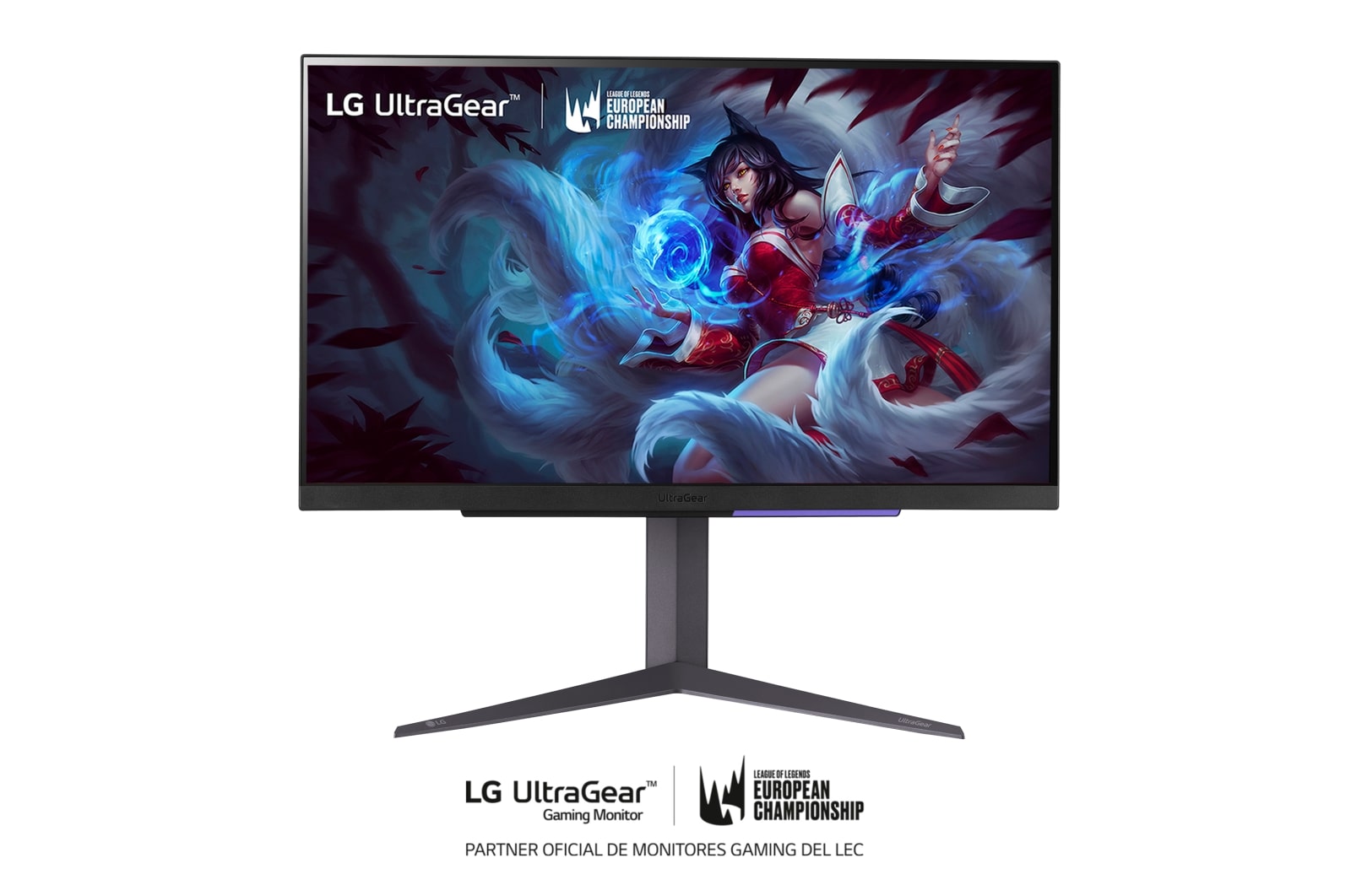 LG Monitor Gaming LG UltraGear? de 27 pulgadas | 4K UHD de 144Hz IPS con tiempo de respuesta de 1ms (GtG), Compatible con G-SYNC? y FreeSync? Premium, 27GR93U-B