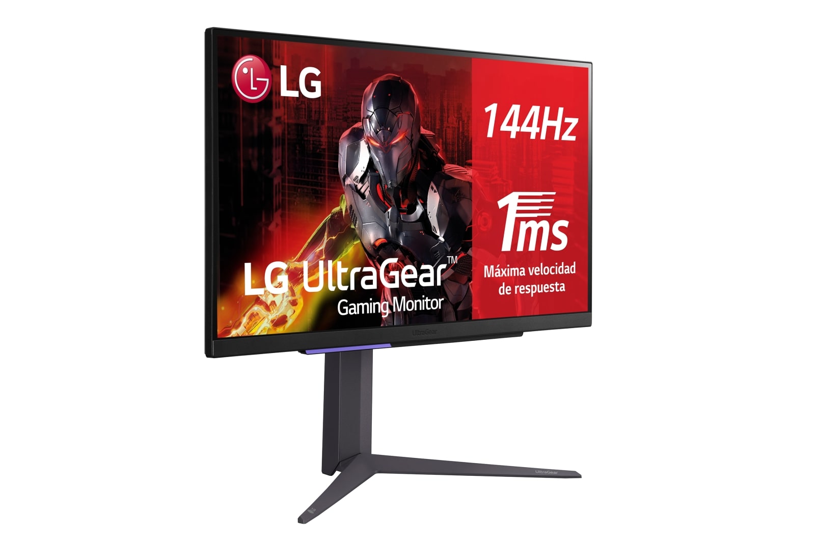 LG Monitor Gaming LG UltraGear? de 27 pulgadas | 4K UHD de 144Hz IPS con tiempo de respuesta de 1ms (GtG), Compatible con G-SYNC? y FreeSync? Premium, 27GR93U-B