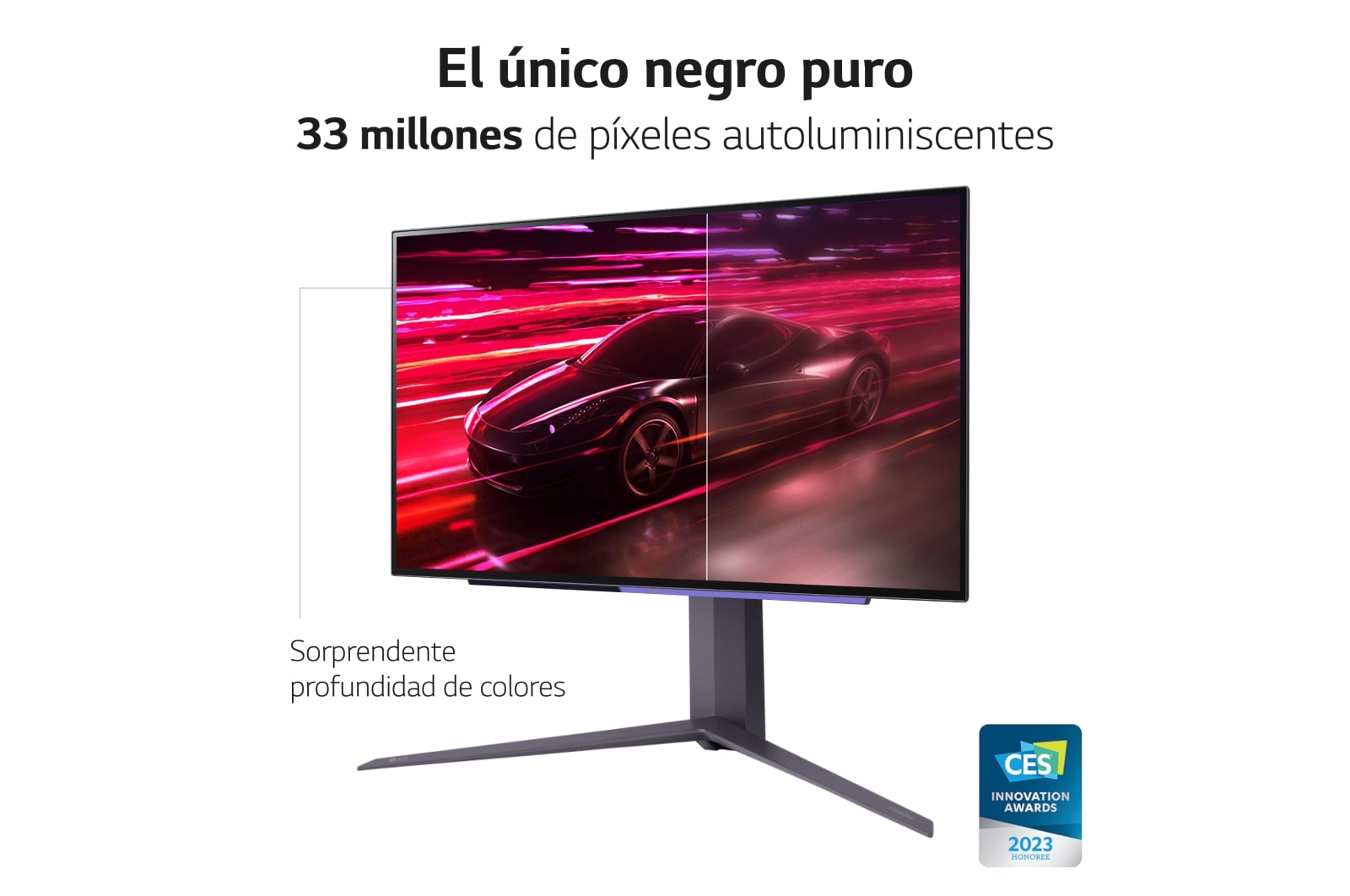 LG UltraGear? de 27 pulgadas Monitor Gaming OLED QHD de 240Hz | 0.03ms de tiempo de respuesta, Compatible con G-SYNC?, FreeSync? Premium, 27GR95QE-B